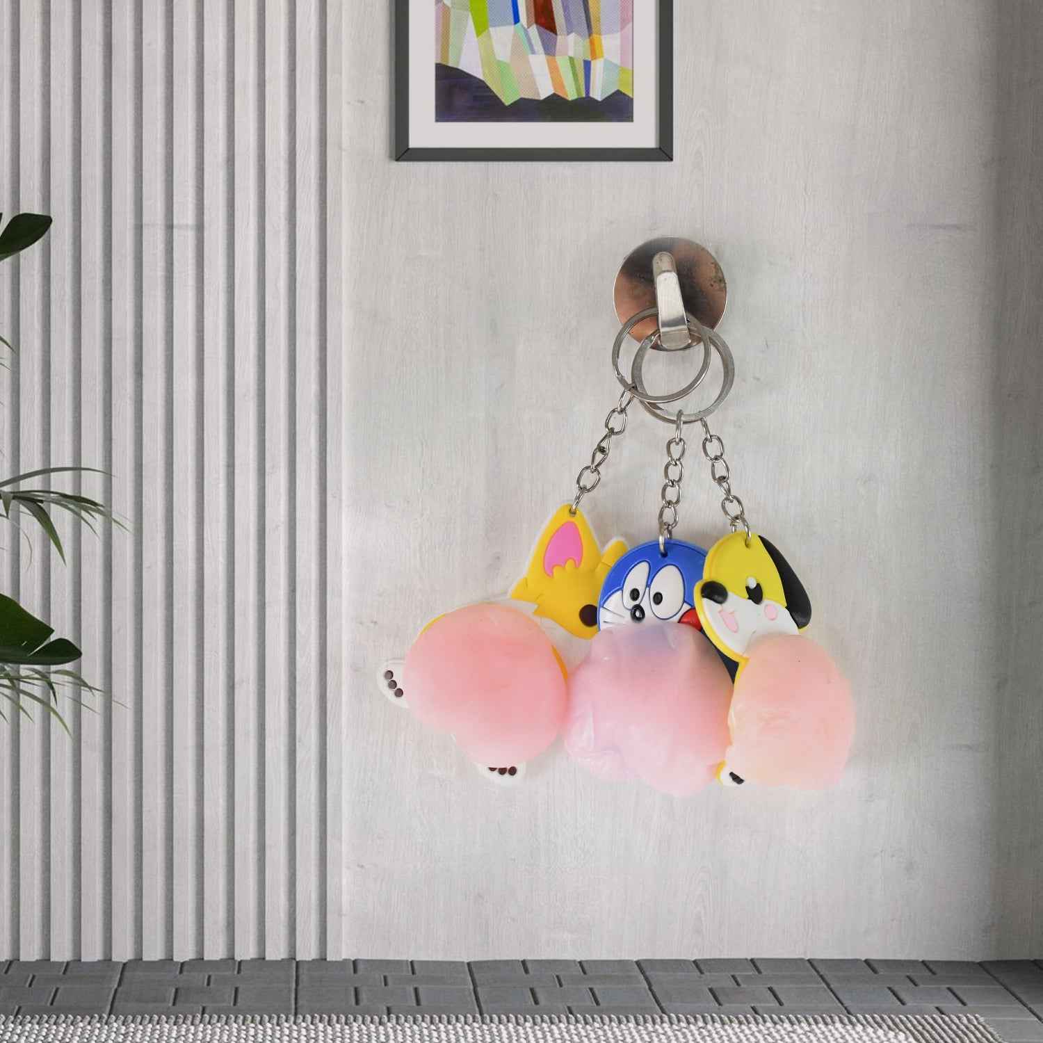 Cartoon Animal Keychain (1 Pc  Mix Design)