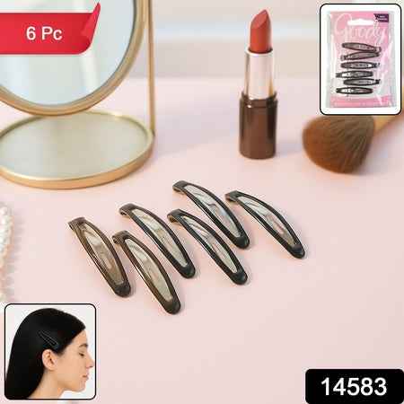 Hair Clips For Women  Girls - (6 Pc  Set)