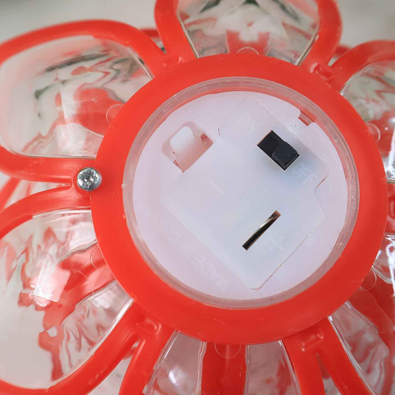 Set Of 6 Lotus Shaped Led Flameless Decorative Candles
