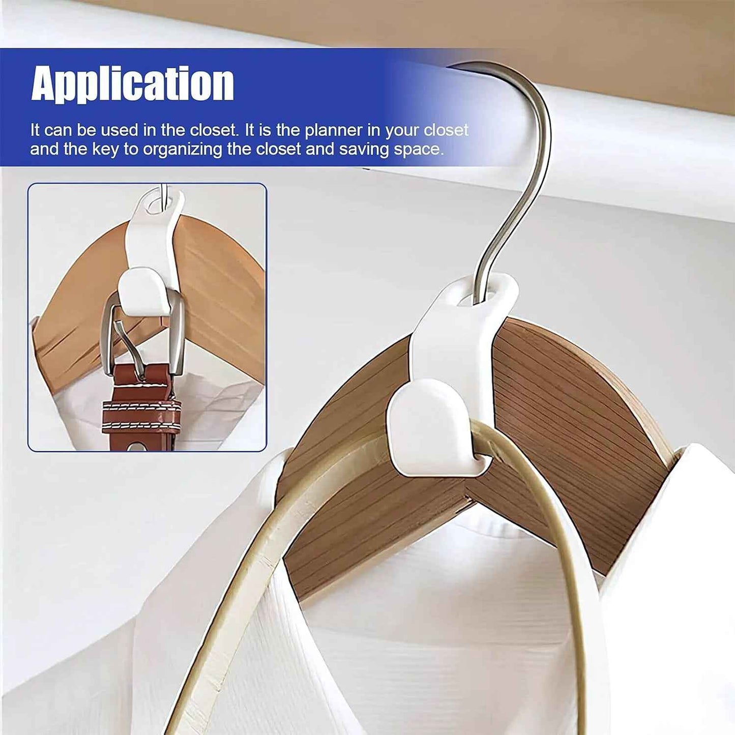 Multi-color Hanger Connector Hooks (30 Pc)