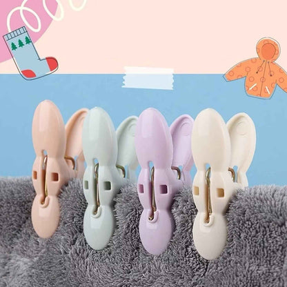 Clothes Drying Rope With Multipurpose Cloth Clips (1 Set)