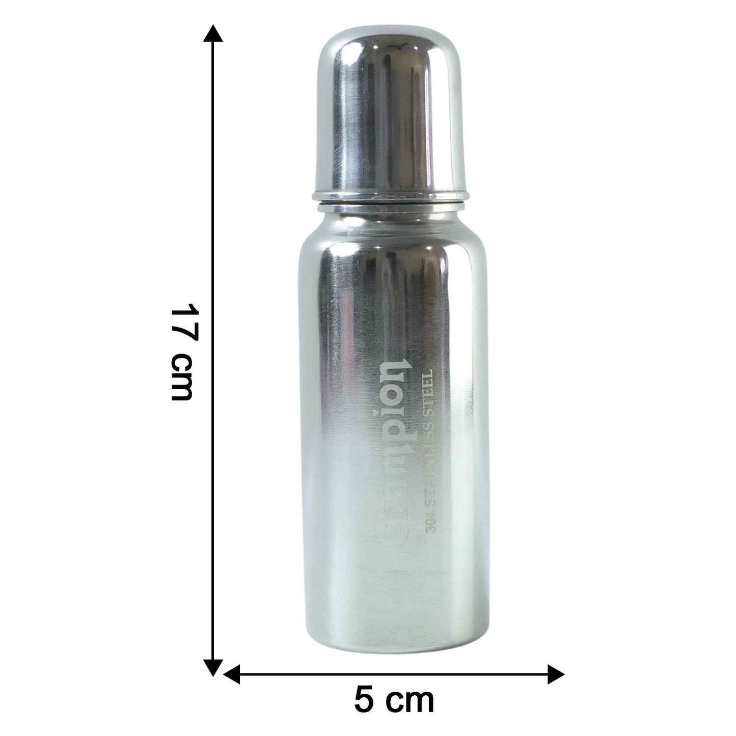 Stainless Steel Baby Feeding Bottle 250 Ml