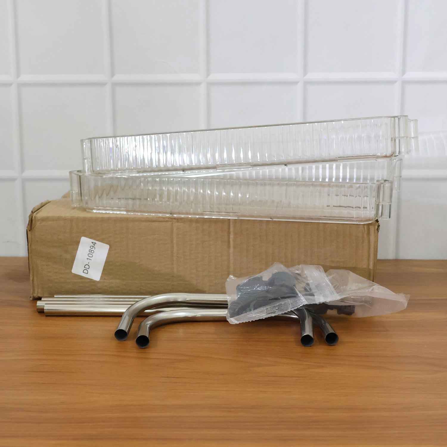 2 Layer Multipurpose Storage Trolley With Wheels (1 Pc)