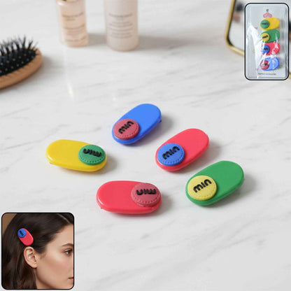 Decorative Hair Clip Set (4 Pc)
