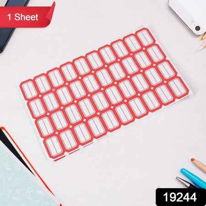 Multipurpose Writable Blank Label Sticker Sheets (1 Sheet)