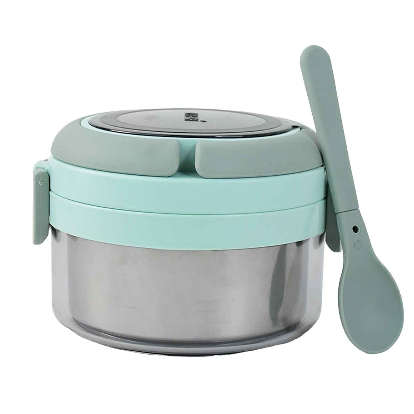 Ganesh Tiara 400Ml Stainless Steel Insulated Lunch Box With Leakproof Lid Folding Spoon - BeSh Deals®